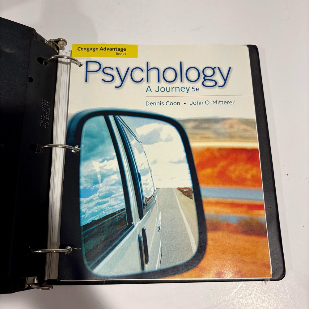Cengage Advantage Books: Psychology: A Journey
